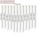 12pcs Blind Needle Elderly Needle-side Hole Hand Household Sewing Stainless Steel Sewing Needless Threading Diy Jewelry White