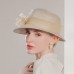 Elegant Lady Hats with Flower / Pure Color / Lace Side 1PC Casual / Tea Party / Melbourne Cup Headpiece