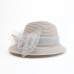 Elegant Lady Hats with Flower / Pure Color / Lace Side 1PC Casual / Tea Party / Melbourne Cup Headpiece