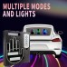 Led RGB Finger Lights Illuminated Gesture Light Car Finger Lamp with Remote Color Changing