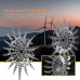 Unique and Magical Metal Windmill - 3D Outdoor Wind Kinetic Sculpture Move with The Wind - Metal Wind Spinners Suitable for Garden Terrace Lawn Yard Landscape Decoration