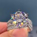 Ring Party Classic 1 Rhinestone Precious Cute Stylish 1PC Moissanite