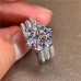 Ring Party Classic 1 Rhinestone Precious Cute Stylish 1PC Moissanite