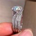 Ring Party Classic 1 Rhinestone Precious Cute Stylish 1PC Moissanite