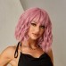 Pink BOB Wigs Short Natural Wave Hair Synthetic Wig For Women Party Daily High Density Heat Resistant Christmas Party Wigs