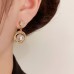 Women's Zircon Drop Earrings Fine Jewelry Classic Precious Elegant Stylish Earrings Jewelry Gold For Gift Festival 1 Pair