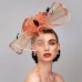 Elegant & Luxurious Feather Linen Rayon Kentucky Derby Hat Fascinators Headpiece with Feather Floral Flower 1PC Melbourne Cup Wedding Horse Race Ladies Day Headpiece