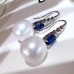 Women's Pearl Drop Earrings Fine Jewelry Classic Precious Stylish Simple Earrings Jewelry Gold / White For Gift Festival 1 Pair