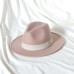 Hats Wool Acrylic Fedora Hat Formal Wedding Cocktail Royal Astcot Simple With Pure Color Headpiece Headwear