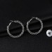 Women's Earrings Fine Jewelry Classic Precious Stylish Simple Earrings Jewelry Black / White / Pink For Wedding Party 1 Pair