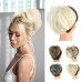 Tousled Updo Messy Hair BunClip in Hair Chignon with Side Comb Natural Adjustable Versatile Synthetic Hair Scrunchies for Women Girls