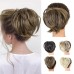 Tousled Updo Messy Hair BunClip in Hair Chignon with Side Comb Natural Adjustable Versatile Synthetic Hair Scrunchies for Women Girls