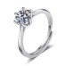 Ring Party Classic 1 2 3 Silver Precious Cute Stylish 1PC Zircon