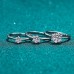 Ring Party Classic 1 2 3 Silver Precious Cute Stylish 1PC Zircon