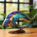 Wildlife Metal Art, Planar Wild Animal Metal Art Base Desktop Decoration Plane Decoration Ornaments