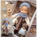 Cotton Body Waldorf Doll Doll Artist Handmade Mini Dress-Up Doll Diy Halloween Gift Box Packaging Blessing(excluding small animal accessories)