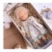 Cotton Body Waldorf Doll Doll Artist Handmade Mini Dress-Up Doll Diy Halloween Gift Box Packaging Blessing(excluding small animal accessories)