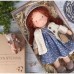 Cotton Body Waldorf Doll Doll Artist Handmade Mini Dress-Up Doll Diy Halloween Gift Box Packaging Blessing(excluding small animal accessories)