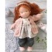 Cotton Body Waldorf Doll Doll Artist Handmade Mini Dress-Up Doll Diy Halloween Gift Box Packaging Blessing(excluding small animal accessories)