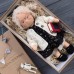 Cotton Body Waldorf Doll Doll Artist Handmade Mini Dress-Up Doll Diy Halloween Gift Box Packaging Blessing(excluding small animal accessories)