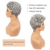 Gray Short Pixie Cut Wig for Black Women - Short Curly Style with Bangs and Natural Texture Daily Use and DIY Fun Grey Synthetic Layered Short Curly Pixie Cut Wigs