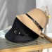 Hats Headwear Polyester Bowler / Cloche Hat Bucket Hat Fedora Hat Casual Holiday Elegant Retro With Pure Color Splicing Headpiece Headwear