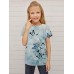 Kids Girls' T shirt Short Sleeve 3D Print Butterfly Animal Color Green Blue White Children Tops Spring Summer Active Fashion Streetwear Daily Indoor Outdoor Regular Fit 3-12 Years / Cute