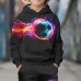 Boys 3D Football Hoodie & Pants Set Long Sleeve 3D Printing Fall Winter Active Fashion Cool Polyester Kids 3-12 Years Outdoor Street Vacation Regular Fit