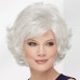 Mid Length Color Me Beautiful WhisperLite WigBeautiful Mid-Length Layered Waves with Elegant Wispy Bangs / Multi-tonal Shades of Blonde Silver Brown and Red