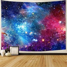 galaxy tapestry nebula tapestry starry sky tapestry colorful cosmic out space tapestry psychedelic mystic stars tapestry wall hanging for ceiling living room dorm decor & 40;92.5