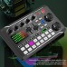 F998 Live Sound Card Audio Mixer Podcast Audio Interface with DJ Mixer Effects Voice Changer with Sound Effects for Karaoke Tiktok YouTube Live Streaming Record Gaming