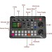 F998 Live Sound Card Audio Mixer Podcast Audio Interface with DJ Mixer Effects Voice Changer with Sound Effects for Karaoke Tiktok YouTube Live Streaming Record Gaming