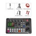 F998 Live Sound Card Audio Mixer Podcast Audio Interface with DJ Mixer Effects Voice Changer with Sound Effects for Karaoke Tiktok YouTube Live Streaming Record Gaming