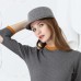 Hats 100% Wool Bowler / Cloche Hat Sun Hat Casual Holiday Elegant Retro With Cap Pure Color Headpiece Headwear