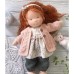 Waldorf Doll Doll Artist Handmade Mini Dress-Up Doll Diy Halloween Gift