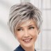 Victoria WhisperLite Wig Edgy Short Pixie Wig with An Asymmetrical Fringe and Rich Feathery Layers/Multi-tonal Shades of Blonde Silver Brown and Red