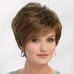 Victoria WhisperLite Wig Edgy Short Pixie Wig with An Asymmetrical Fringe and Rich Feathery Layers/Multi-tonal Shades of Blonde Silver Brown and Red