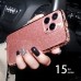 Phone Case For iPhone 15 Pro Max Plus iPhone 14 13 12 11 Pro Max Plus Back Cover Camera Lens Protector Bling Glitter Shiny Shockproof Acrylic