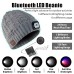 Bluetooth Beanie Wireless Hat LED Light Knitted Hat Bluetooth 5.2 Earbuds Warm Men Women Hat Winter Warm Beanie Wireless Outdoor Sport Headset Stereo Music Headphone for Christmas Gift