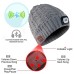 Bluetooth Beanie Wireless Hat LED Light Knitted Hat Bluetooth 5.2 Earbuds Warm Men Women Hat Winter Warm Beanie Wireless Outdoor Sport Headset Stereo Music Headphone for Christmas Gift