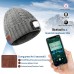 Bluetooth Beanie Wireless Hat LED Light Knitted Hat Bluetooth 5.2 Earbuds Warm Men Women Hat Winter Warm Beanie Wireless Outdoor Sport Headset Stereo Music Headphone for Christmas Gift