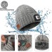 Bluetooth Beanie Wireless Hat LED Light Knitted Hat Bluetooth 5.2 Earbuds Warm Men Women Hat Winter Warm Beanie Wireless Outdoor Sport Headset Stereo Music Headphone for Christmas Gift