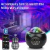 Galaxy Starry Projector Ceiling Decoration Starlight Projector Psychedelic Rotating Bedroom Family Room Decoration For Teen Girls, APP Controlled Starry Starry Projector, Starry Ceiling Night Light Pr