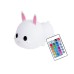 Timer Night Light with Remote Control Nusery Lamp USB Rechargeable Cute Rabbit Children's Bedside Gift