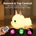 Timer Night Light with Remote Control Nusery Lamp USB Rechargeable Cute Rabbit Children's Bedside Gift