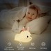 Timer Night Light with Remote Control Nusery Lamp USB Rechargeable Cute Rabbit Children's Bedside Gift