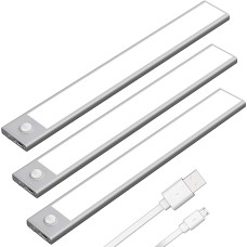 Wireless LED Motion Sensor Light Indoor Rechargeable Magnetic Strip Lights for cabinet