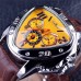 Jaragar Men Mechanical Watch Luxury Large Dial Fashion Business Automatic Self-winding Luminous Waterproof Leather Watch