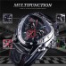 Jaragar Men Mechanical Watch Luxury Large Dial Fashion Business Automatic Self-winding Luminous Waterproof Leather Watch