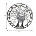 Metal Tree Of Life Ring Wrought Iron Ring Of Life Garden Crafts Wall Decoraiton Patio Yard Crafts Accessory